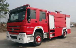 豪沃8噸泡沫消防車圖片