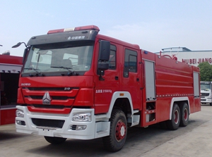 豪沃16噸泡沫消防車圖片