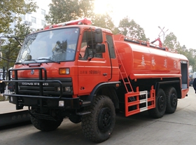 東風(fēng)六驅(qū)軍用越野消防車圖片
