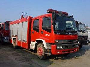慶鈴6噸水罐消防車圖片