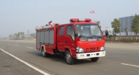 國五五十鈴3.5噸水罐消防車圖片